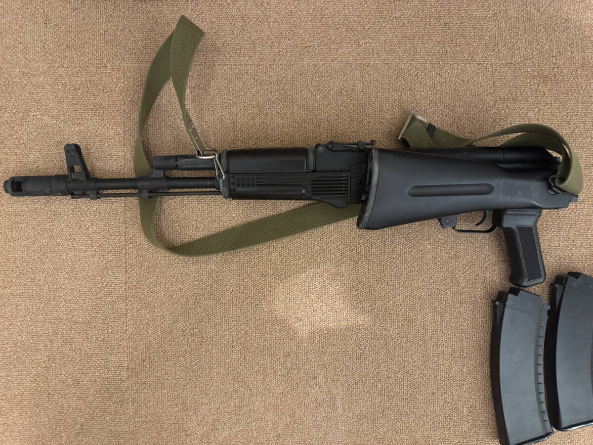 東京マルイ 次世代電動ガン AK74MN マガジン5個 東京マルイ AK74MN 次世代電動ガン マガジン5つ,スリング付