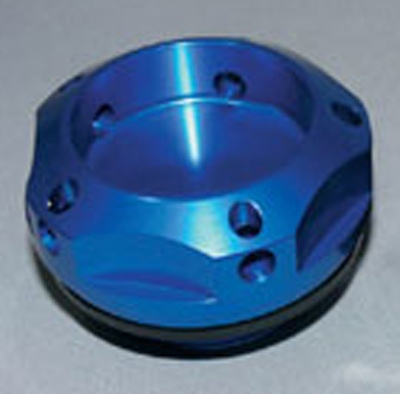 オイル フィラー キャップ CAP ダイハツ 車 M37×P3.0 ブルー_画像1