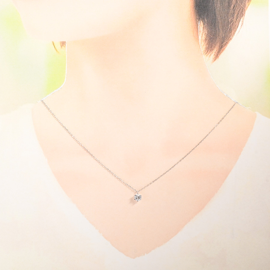  diamond колье diamond 0.5ct 1.9g женский б/у A товар 