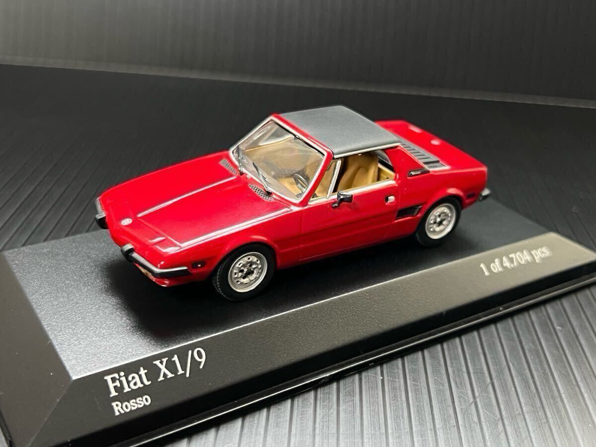  1/43 MINICHAMPS ミニチャンプス Fiat X 1/9 フィアット rosso レッド 赤