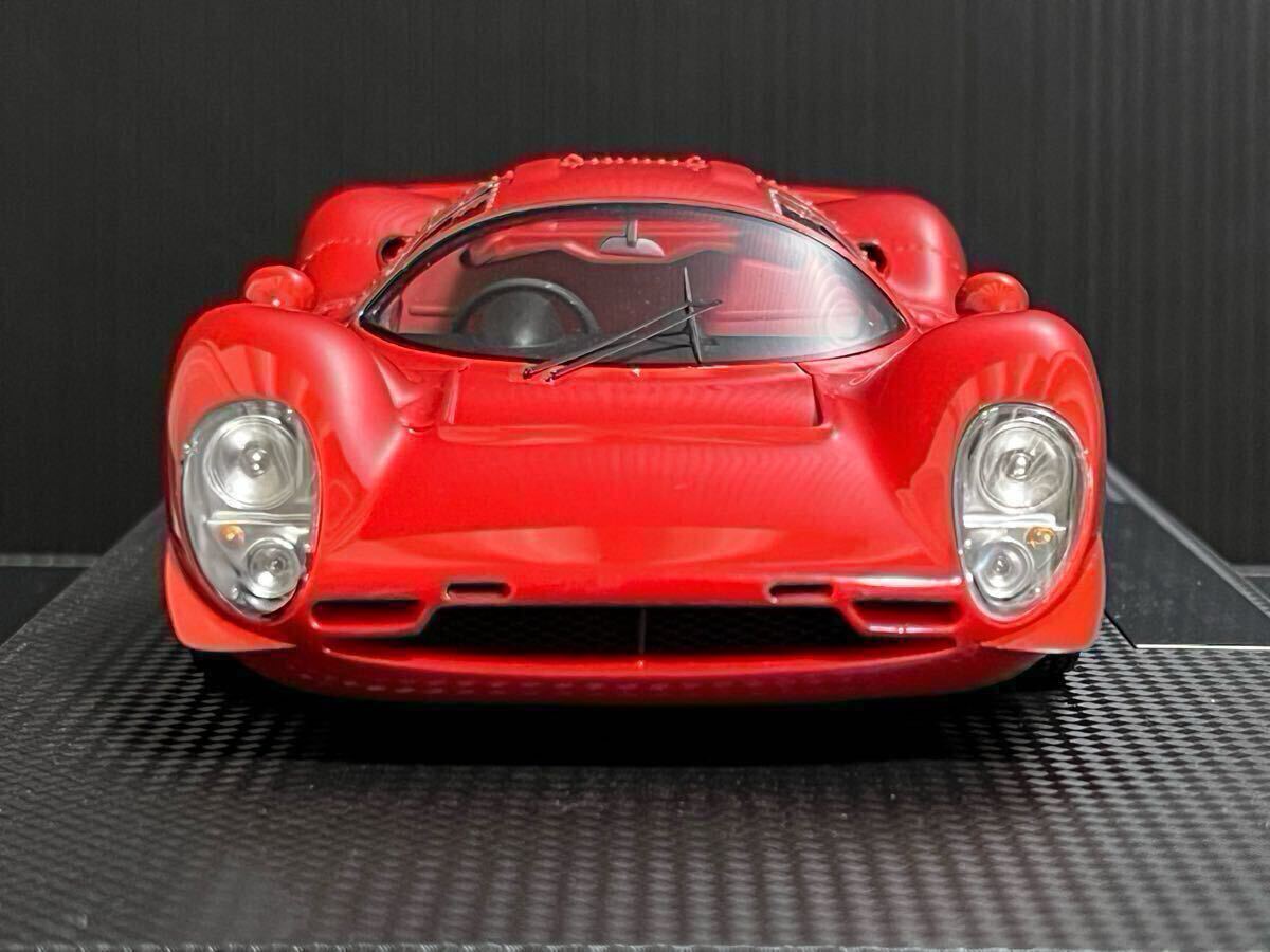 1/18 TOPMARQUES верх maru kesFerrari 330 P4 red Ferrari красный No.GRP006C