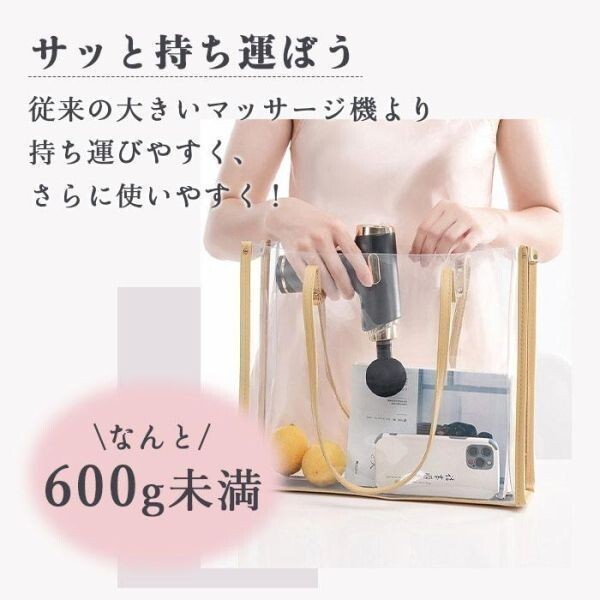 【緑と赤のみ】マッサージガン 筋膜リリースガン パワーモード アタッチメント ハンディマッサージャー リラックス ハンディガン 全身 6