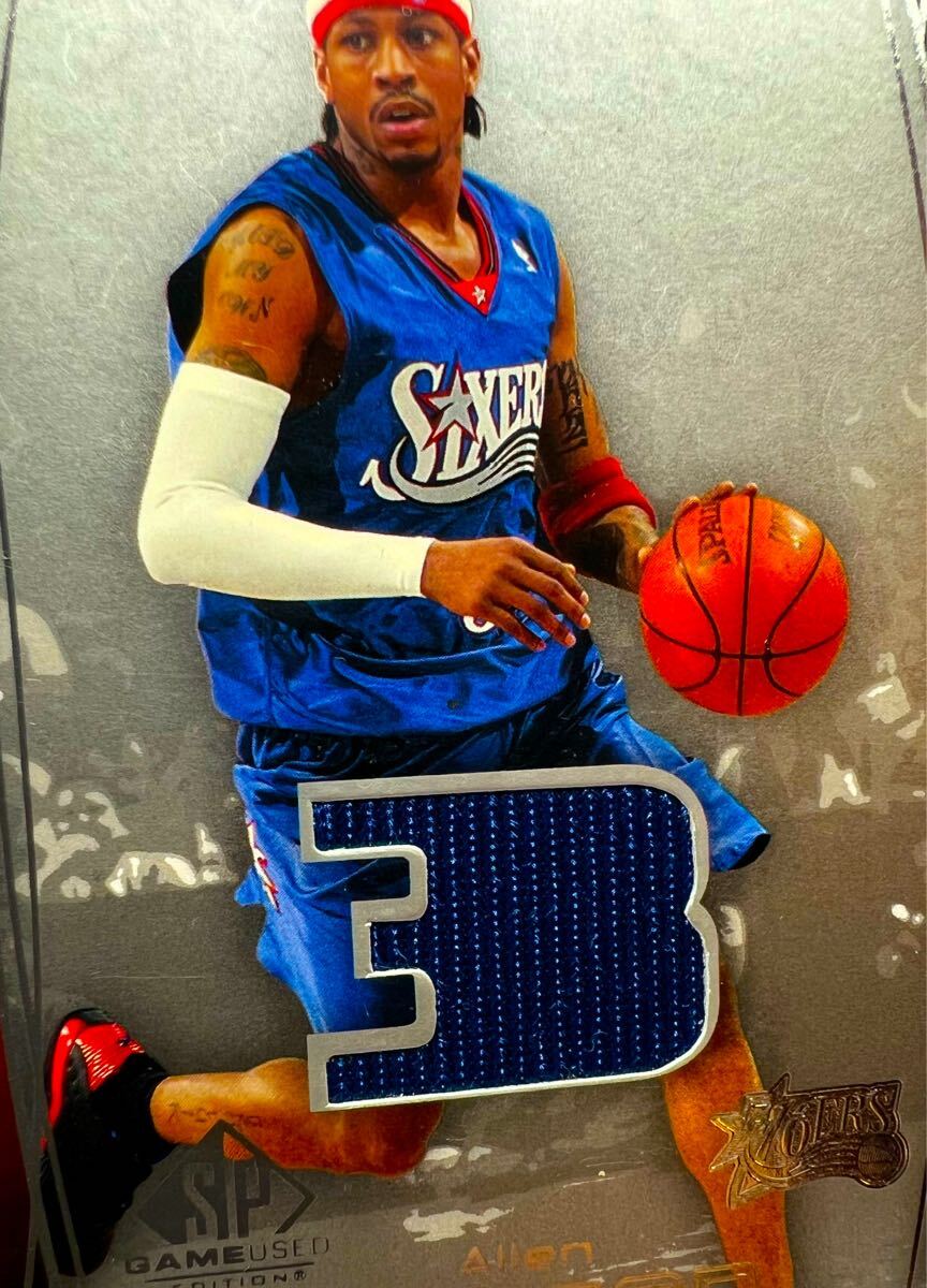 実使用 Jersey 04 Upper Deck Allen Iverson アレン