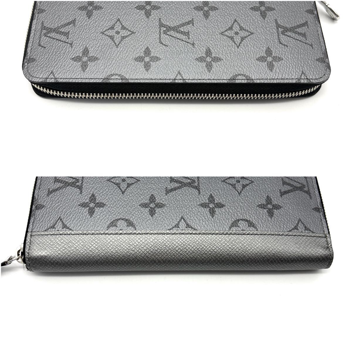 現(xiàn)行◆未使用級◆LOUIS VUITTON ルイヴィトン ヴェルティカル タイガラマ モノグラム 長財(cái)布 ロングウォレット シルバー メンズ