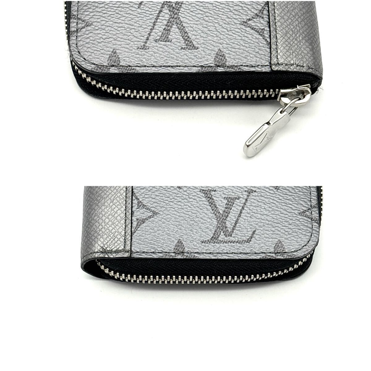現(xiàn)行◆未使用級◆LOUIS VUITTON ルイヴィトン ヴェルティカル タイガラマ モノグラム 長財(cái)布 ロングウォレット シルバー メンズ