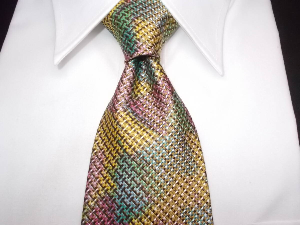 a38◆美品 D'URBANネクタイ◆シルク日本製ダーバンネクタイゆうパケット7F_画像1