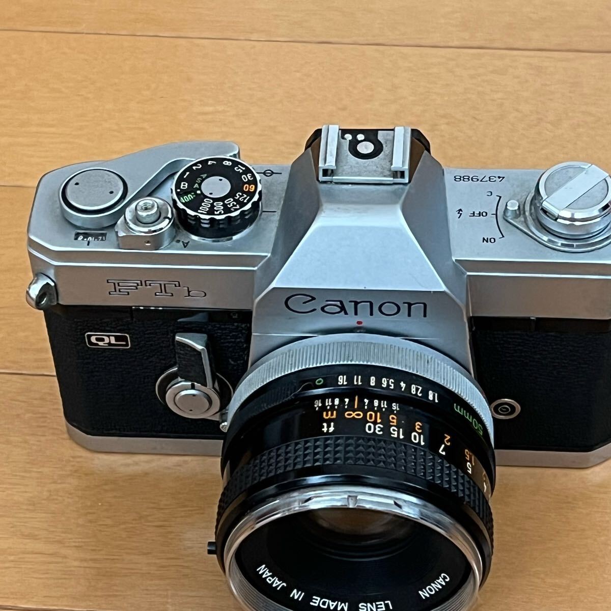 CANON キャノン FTb 50mm レンズセット シャッター作動 光度計未確認 フィルムカメラ レンズセット ジャンク扱い