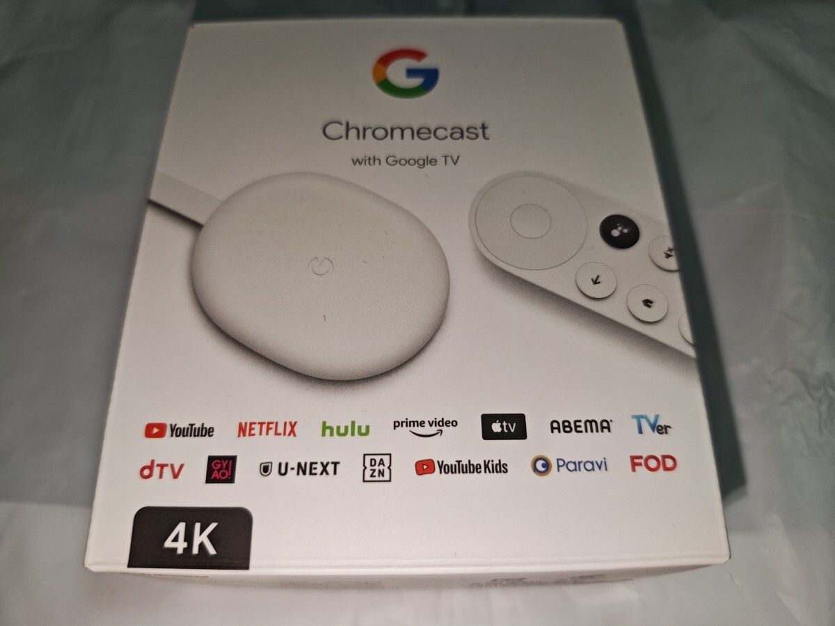 中古 送料無料 Google Chromecast with TV クロームキャスト 4K 中古 送料無料 Google Chromecast with TV クロームキャスト 4K