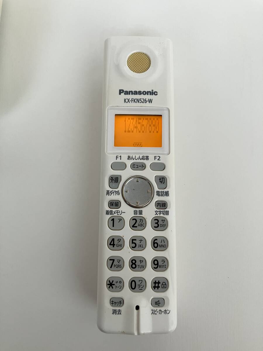 Panasonic Panasonic расширение беспроводная телефонная трубка KX-FKN526-W