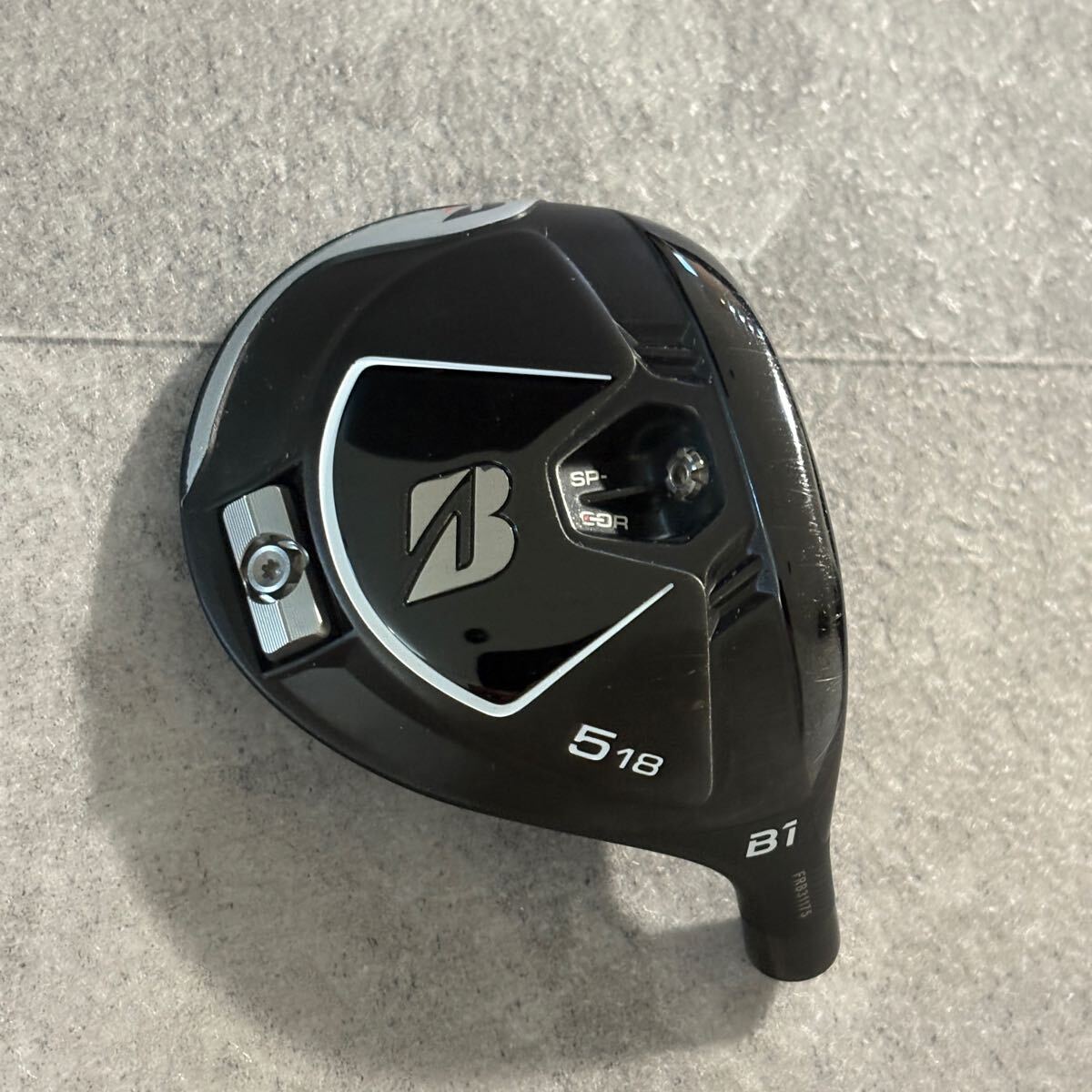 【美品】試打用に利用　ブリヂストン B1 フェアウェイウッド5W 18° ヘッドのみ カバーなし
