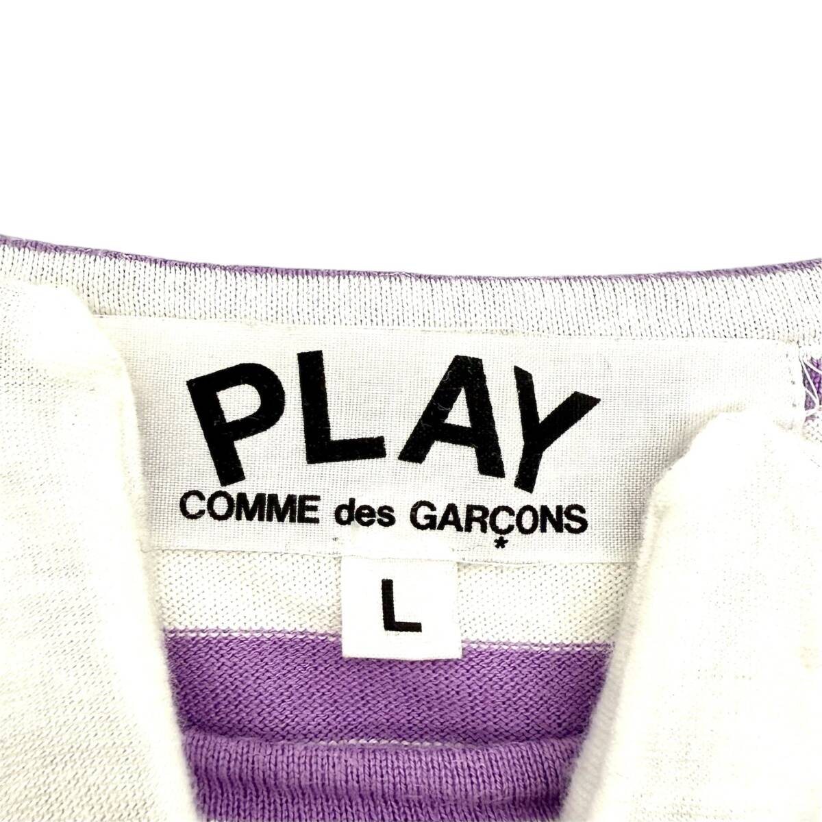 Comme des Garcons PLAY Long Sleeve T-Shirts Stripe / コムデギャルソン プレイ ロングTシャツ _画像4
