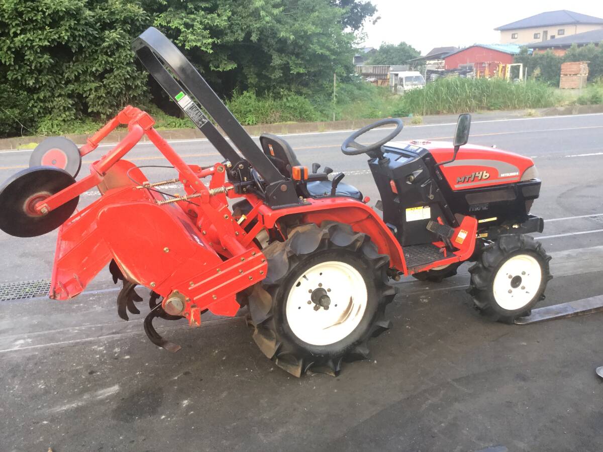  трактор Mitsubishi MT146 счетчик моточасов 377 час * рабочее состояние подтверждено.
