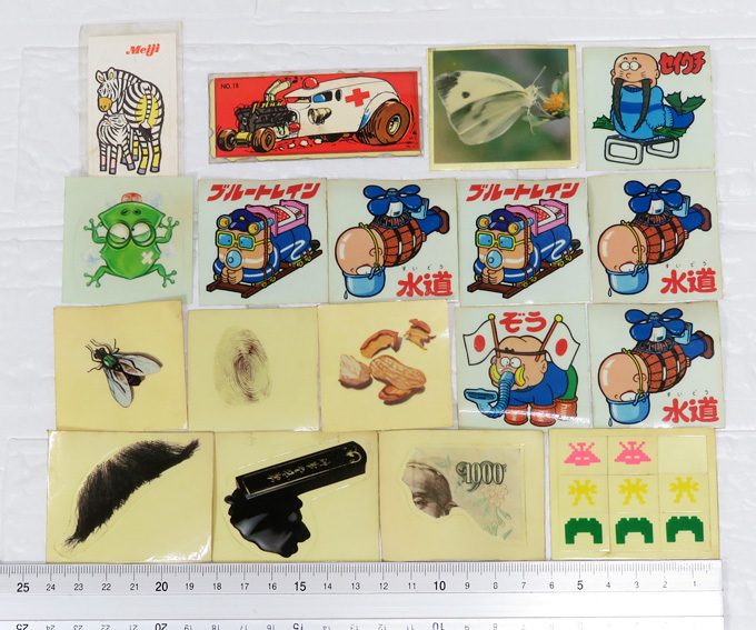 中古玩具シール】昭和レトロ：ロッテ ビックリシール・どっきり