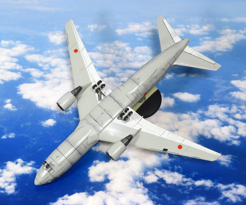 [ сборка конечный продукт самолет пластиковая модель б/у товар товар ]Hasegawa / Hasegawa : авиация собственный ..E-767 AWACSe- воск :1/200