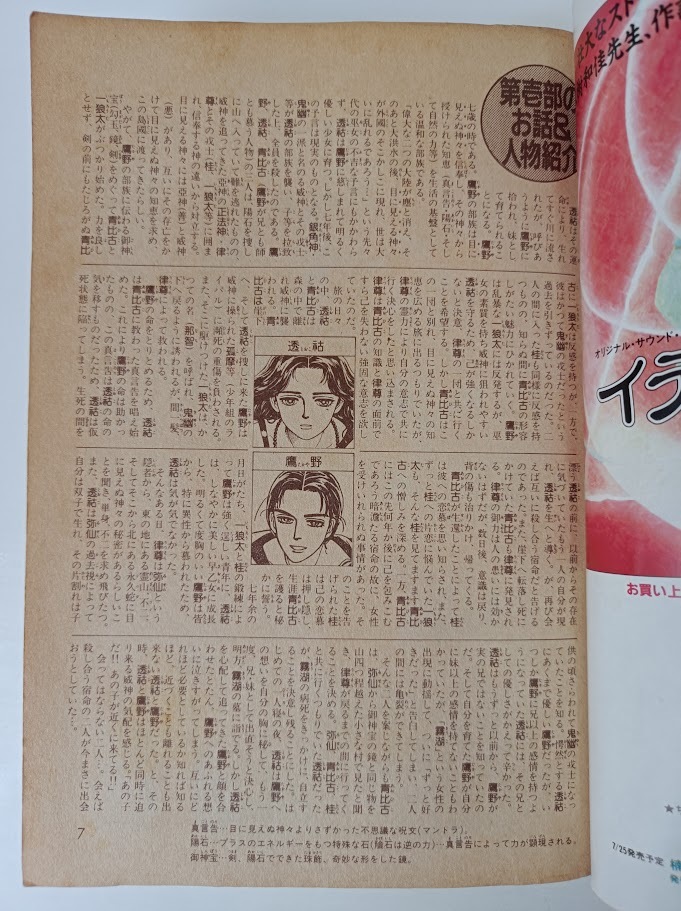 月刊 ぶーけ 1988.6 集英社/水樹和佳/槇村さとる/生田悠理/たむろ未知/吉野朔実/竹坂かほり/耕野裕子/花津美子/藤谷みつる/レトロ/B3506044