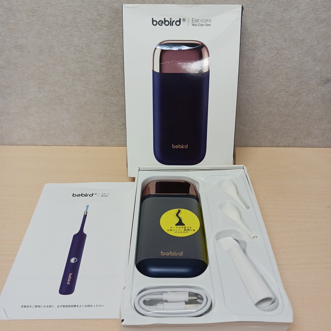 y061902k BEBIRD 耳かき カメラ付き イヤースコープ 高精度ピンセット 耳掃除 左右反転機能 録畫?寫真対応 Type-C充電 ブルー