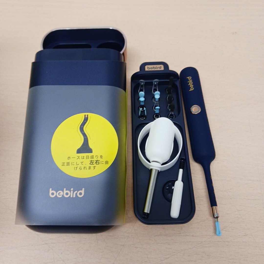 y061902k BEBIRD 耳かき カメラ付き イヤースコープ 高精度ピンセット 耳掃除 左右反転機能 録畫?寫真対応 Type-C充電 ブルー