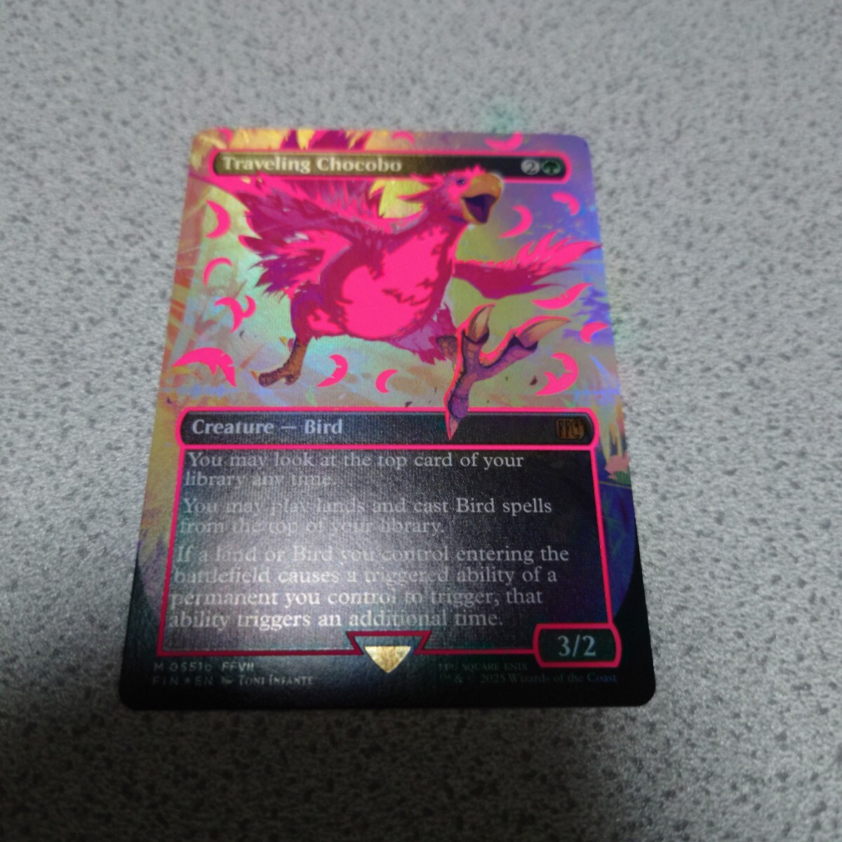 マジックMTG FF 旅するチョコボ ネオンインク foilピンク Yahoo!オークション - MTG FIN 旅するチョコボ 英語ネオンインク