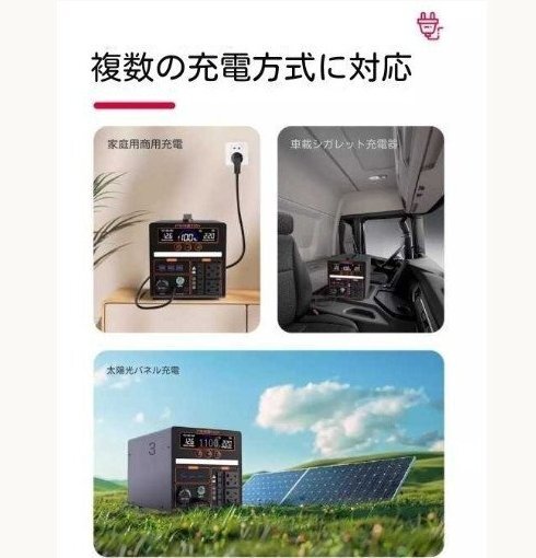 アウトドア用モバイル電源大容量400W攜帯用バッテリー大容量133wh/36000mah家庭用バッテリーキャンプ用防災(zāi)グッズです