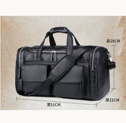  сумка "Boston bag" натуральная кожа мужской кожа путешествие сумка wild путешествие Bang машина внутри принесенный Golf сумка ручная сумка сумка ^ чёрный 