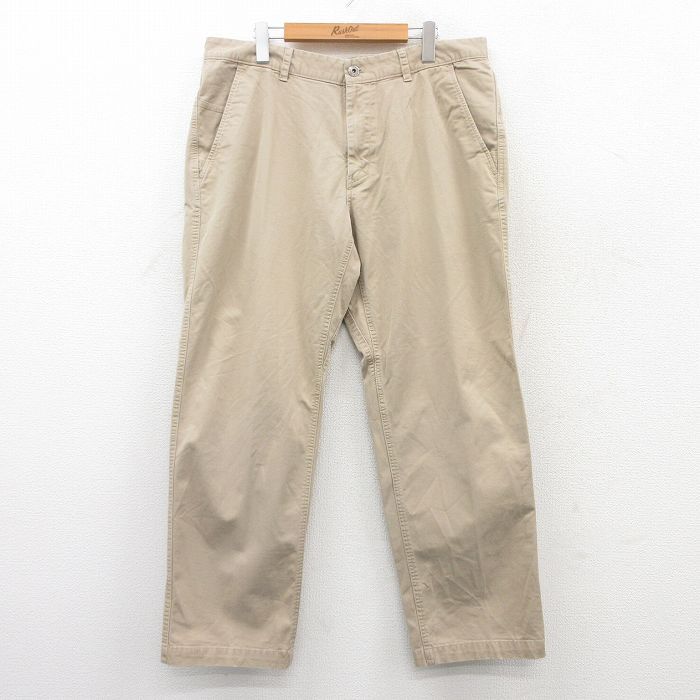 W37/古著 ノースフェイス パンツ メンズ ベージュ カーキ spe 25jun02 中古 ボトムス ロング