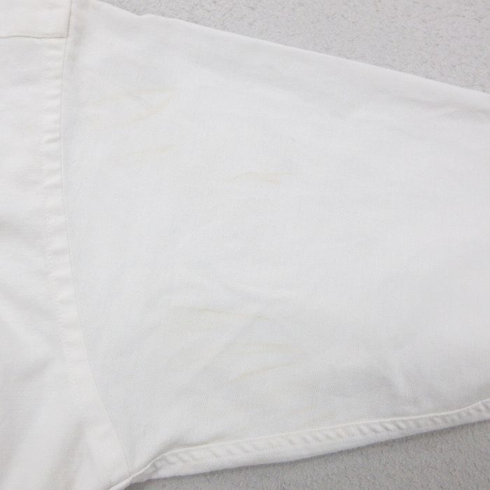 XL/古着 長袖 シャツ メンズ ボタンダウン 白 ホワイト 25jun03 中古 トップス_画像5