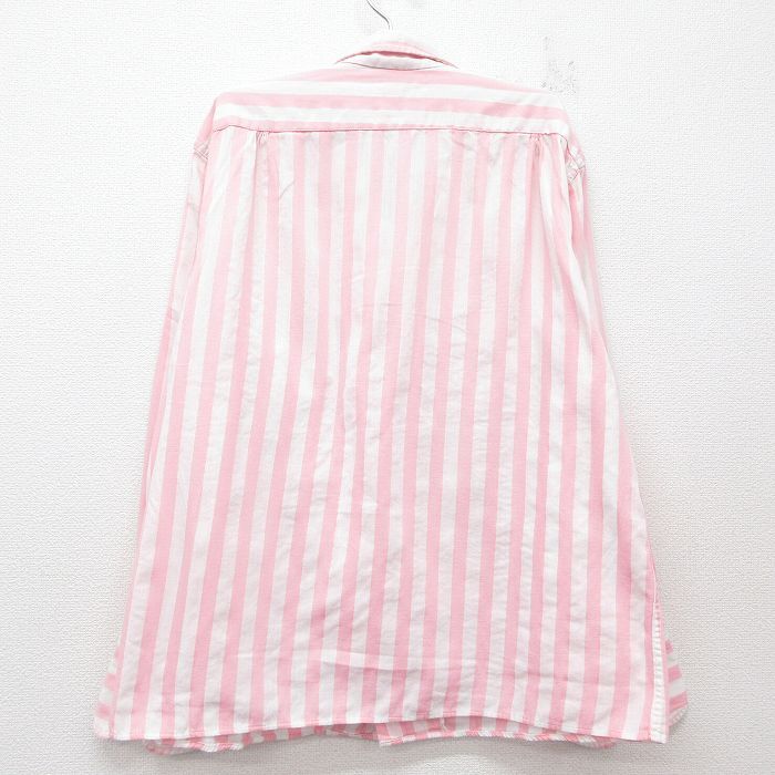 古着 長袖 ビンテージ シャツ キッズ ボーイズ 子供服 60s ピンク他 ストライプ 25jun06_画像3