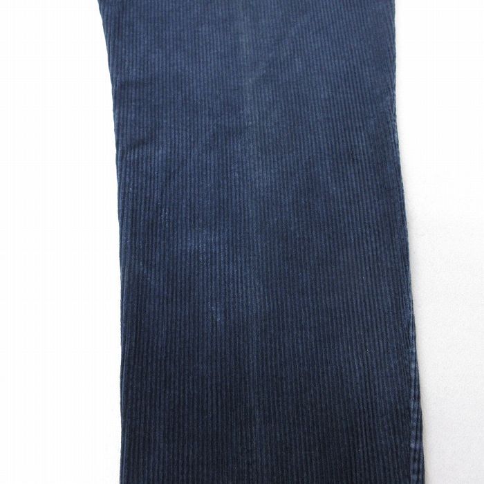 W34/古著 ギャップ GAP コーデュロイ パンツ メンズ 00s 太畝 紺 ネイビー 25feb15 中古 ボトムス ロング
