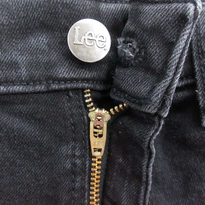 W36/古著 リー Lee ジーンズ メンズ 黒 ブラック デニム 25jun19 中古 ボトムス ジーパン Gパン ロング パンツ