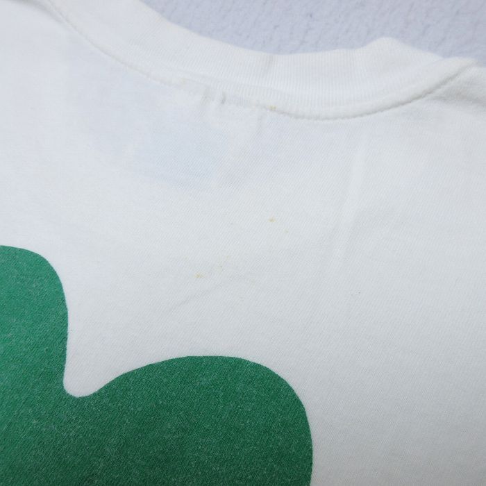 XL/古着 ヘインズ 半袖 ビンテージ Tシャツ メンズ 00s クローバー コットン クルーネック 白 ホワイト 25jun14 中古_画像6