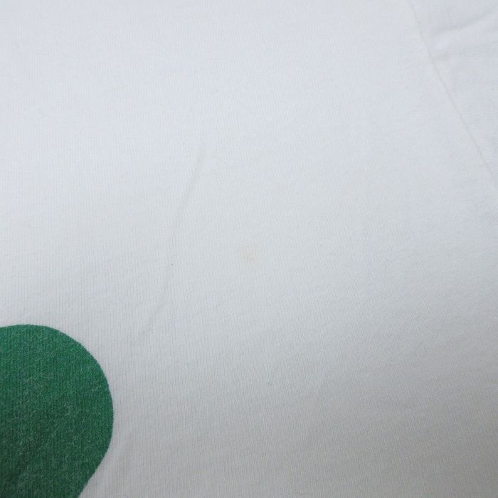 XL/古着 ヘインズ 半袖 ビンテージ Tシャツ メンズ 00s クローバー コットン クルーネック 白 ホワイト 25jun14 中古_画像7