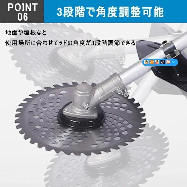 1円 草刈り機(jī) 充電式 コードレス 電動(dòng) 【9インチ】草刈機(jī) 刈払機(jī) 芝刈り機(jī) ブラシレスモーター搭載 草刈機(jī)バッテリー 刈払機(jī) 替刃付き