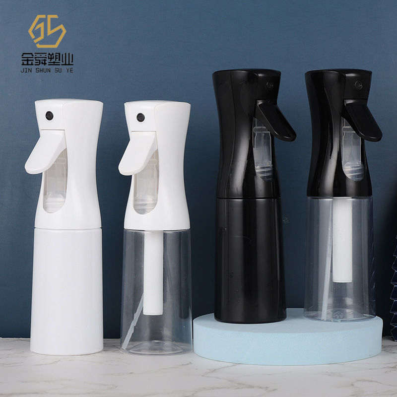 水 300ml 黒 スプレーボトル ミスト 化粧水 観葉植物 おしゃれ クリア