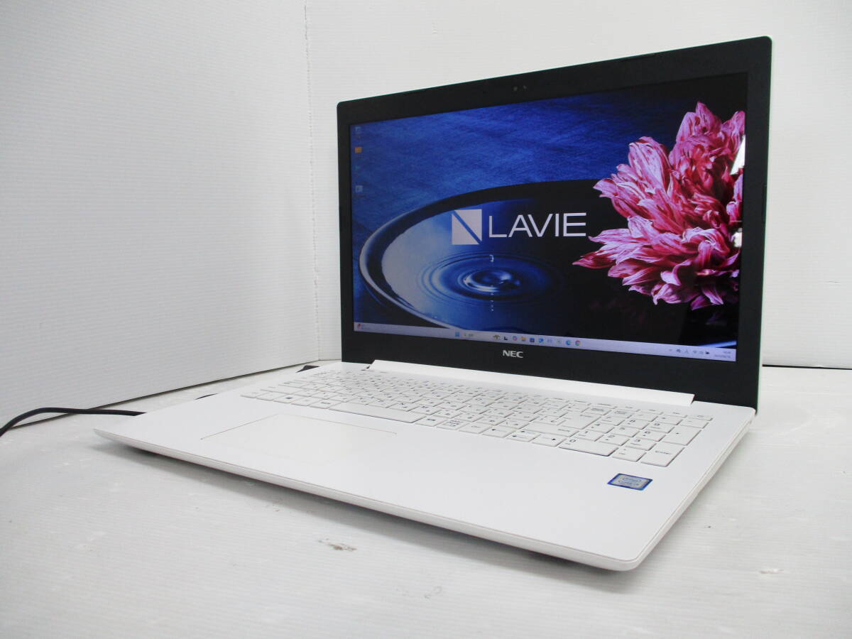 ★オススメ美品!フルHD+Corei7+SSD512GB+メモリ12GB★NEC PC-SN186JDAF(量販店モデルNS700/Kと同等）★Win11 Core i7 8550U USB-TypeC