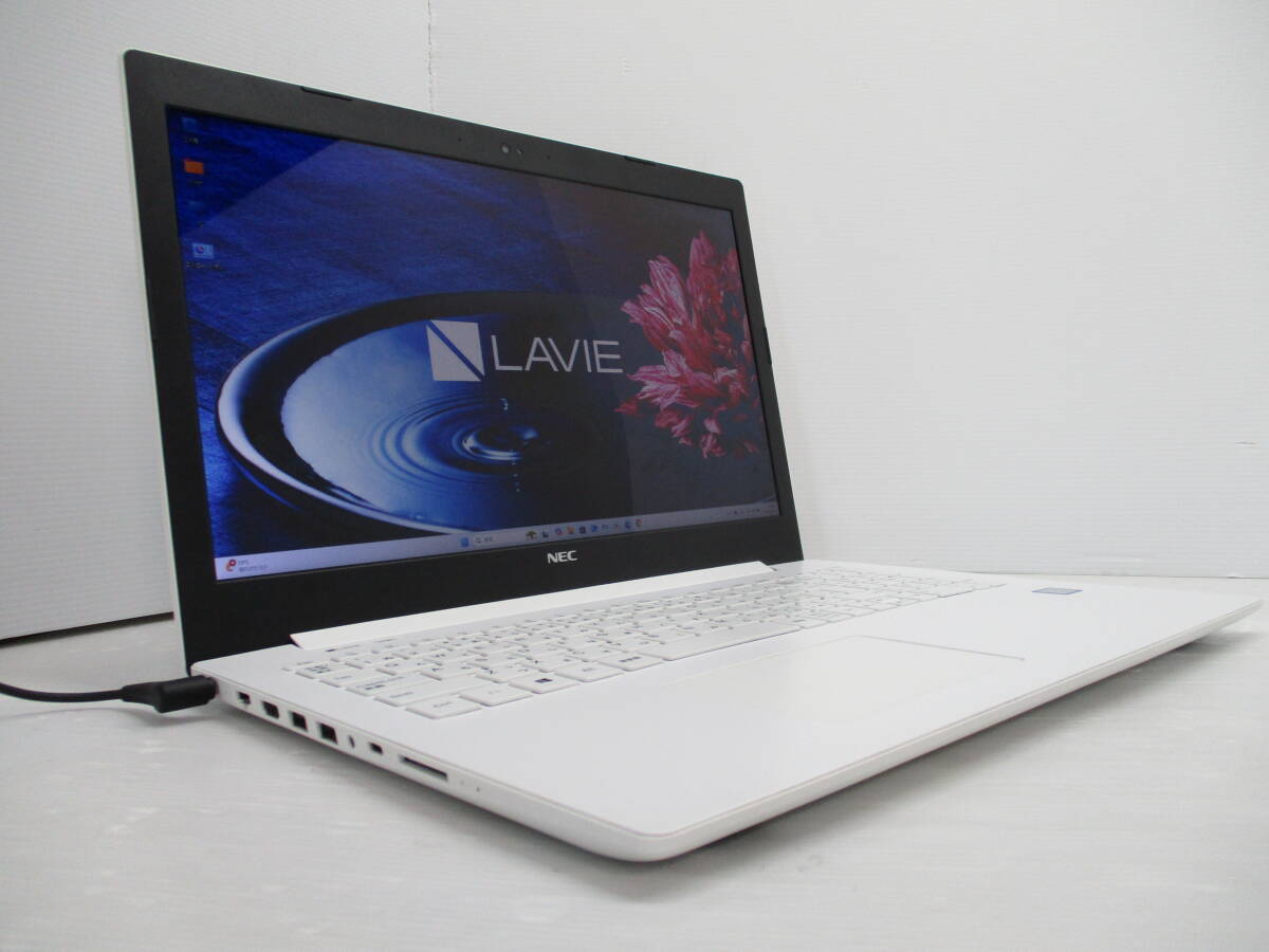 ★オススメ美品!フルHD+Corei7+SSD512GB+メモリ12GB★NEC PC-SN186JDAF(量販店モデルNS700/Kと同等）★Win11 Core i7 8550U USB-TypeC