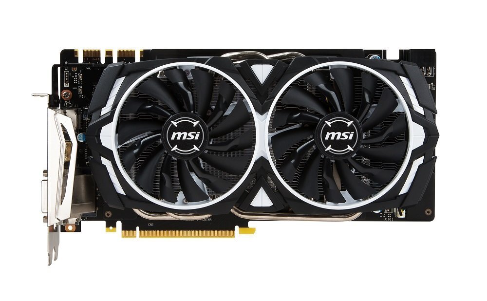 [ б/у ]MSI GeForce GTX 1070 ARMOR 8G OC графика панель VD6083