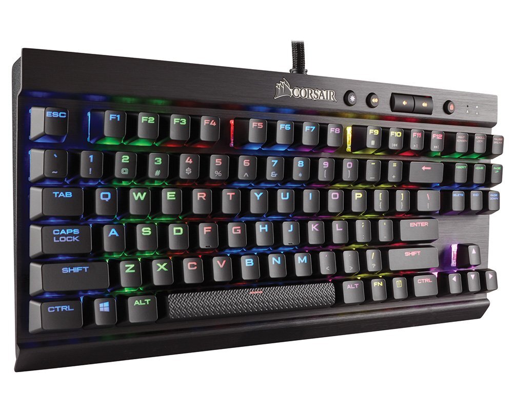 [ б/у ]Corsair K65 LUX Cherry MX RGB Red - японский язык ge-ming клавиатура -KB357 CH-9110010-JP