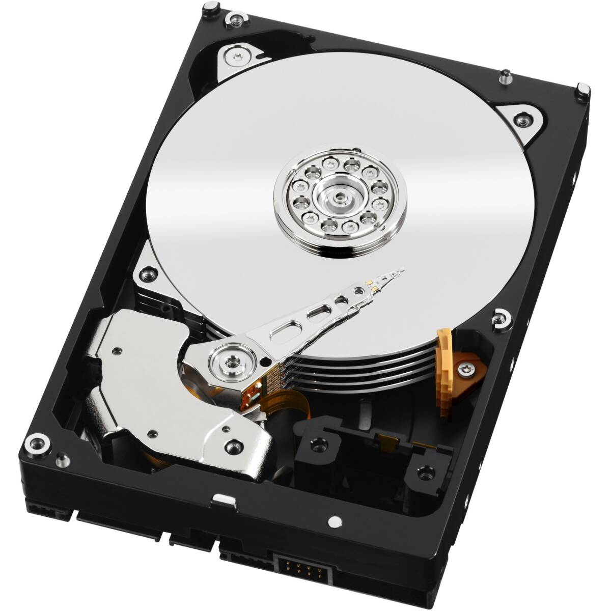 [ б/у ]WESTERN DIGITAL 3.5 дюймовый встроенный HDD 2TB SATA6.0Gb/s 7200rpm/class 128MB 512e W