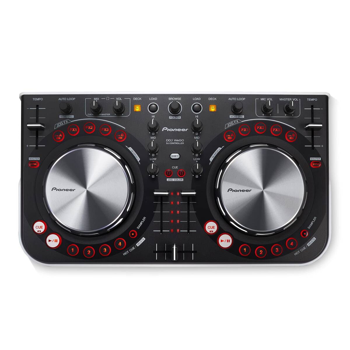 【中古】Pioneer/パイオニア Digital DJ-WeGo-W (DDJWeGoW) ホワイト DJコントローラー