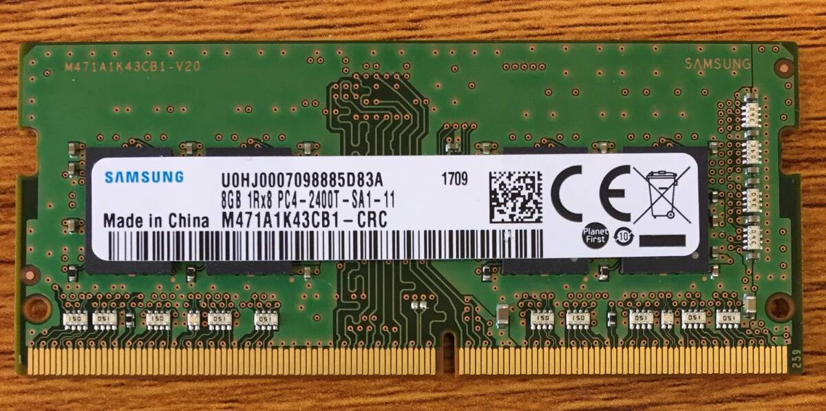 [ б/у ]FMS Samsung Note для память 8GB DDR4 2400MHz PC4-19200 1.2V M471A1K43CB1-CRC
