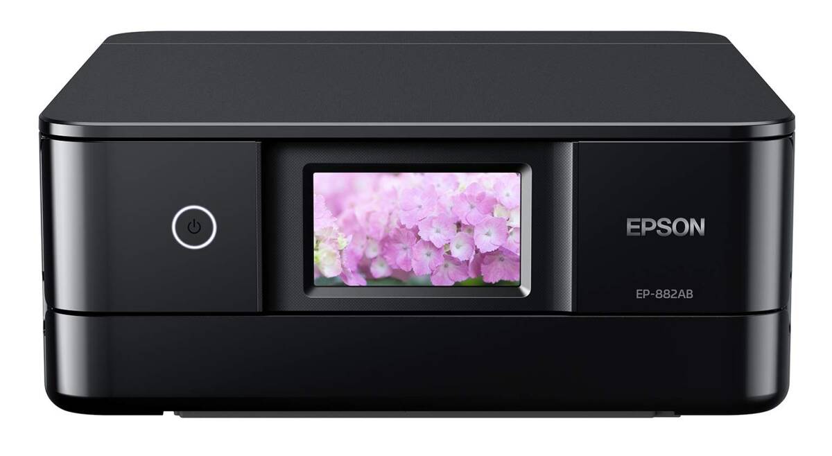 [ б/у ] Epson принтер струйный многофункциональная машина Colorio EP-882AB черный ( чёрный ) 2019 год новый модель 