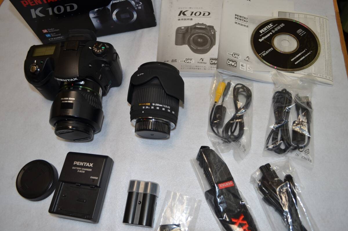 【中古】PENTAX デジタル一眼レフカメラ K10D レンズキット K10DLK その他