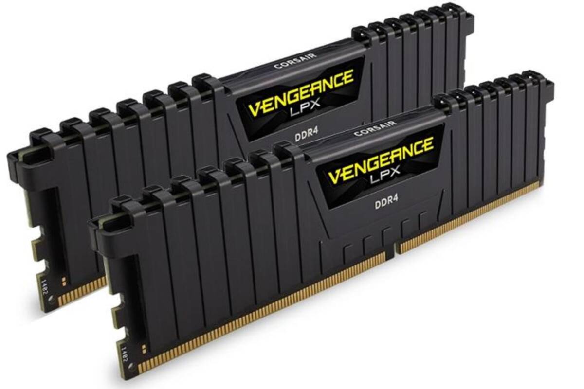 [ б/у ]CORSAIR DDR4 память модуль VENGEANCE LPX Series 16GB×2 листов комплект CMK32GX4M2A2400C