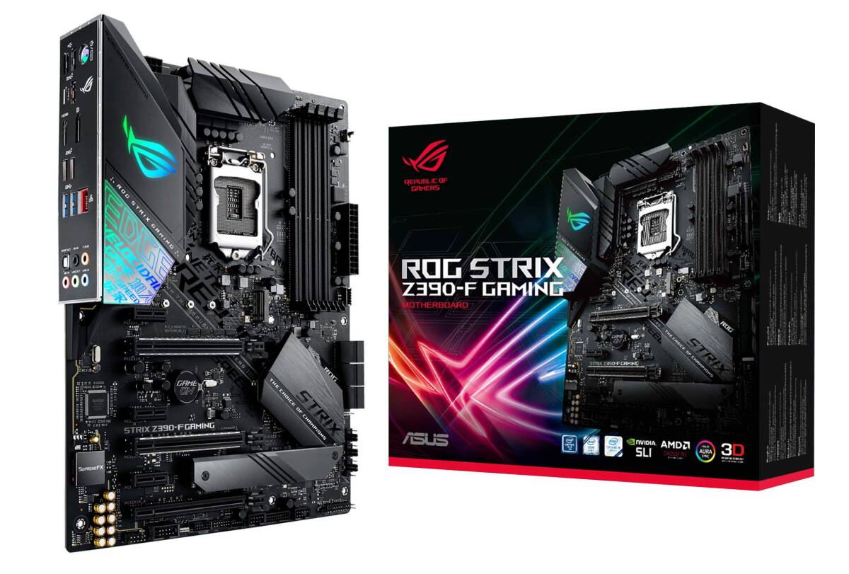 [ б/у ]ASUS Intel? Z390 установка LGA1151 соответствует материнская плата ROG STRIX Z390-F GAMING[ATX]