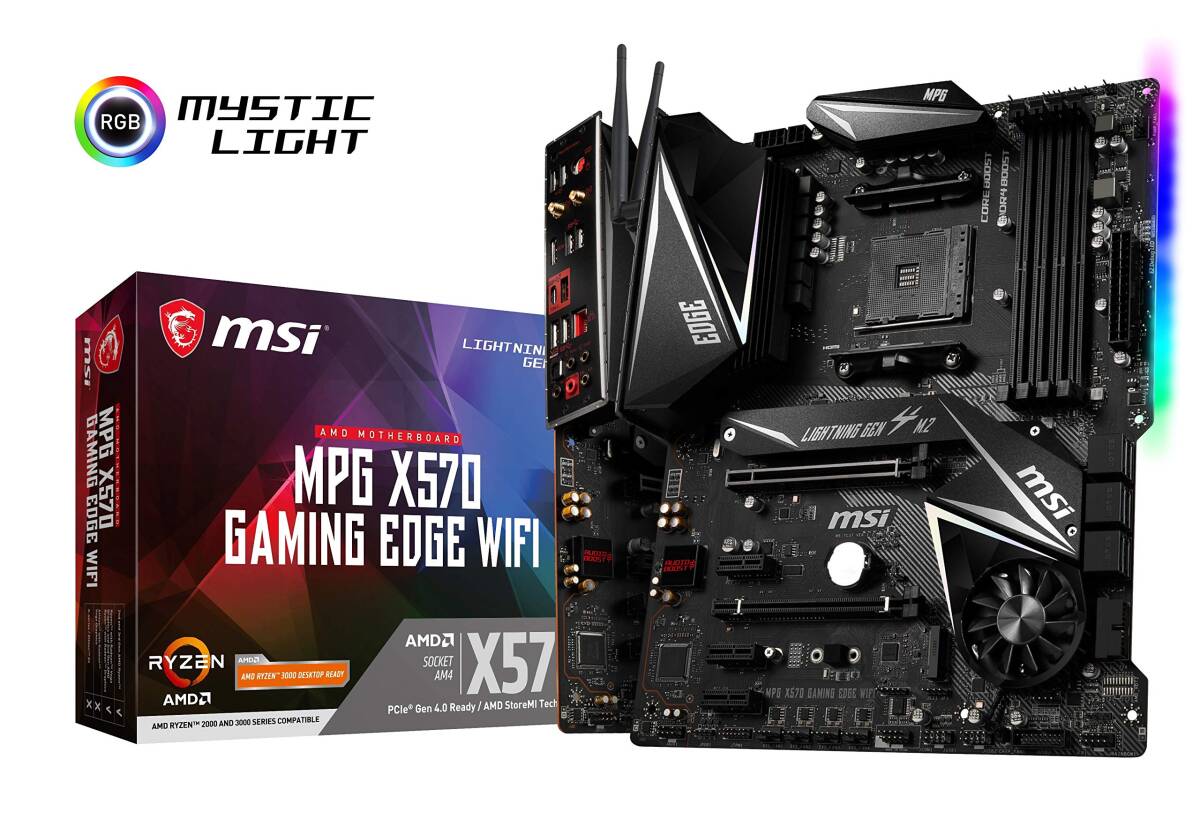 [ б/у ]MSI MPG X570 GAMING EDGE WI-FI ATX материнская плата [AMD X570 набор микросхем установка ] MB4781