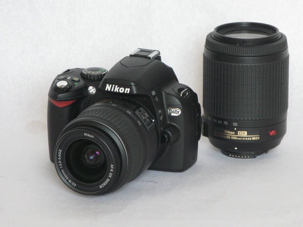 【中古】Nikon デジタル一眼レフカメラ D40X ダブルズームキット D40XWZ その他