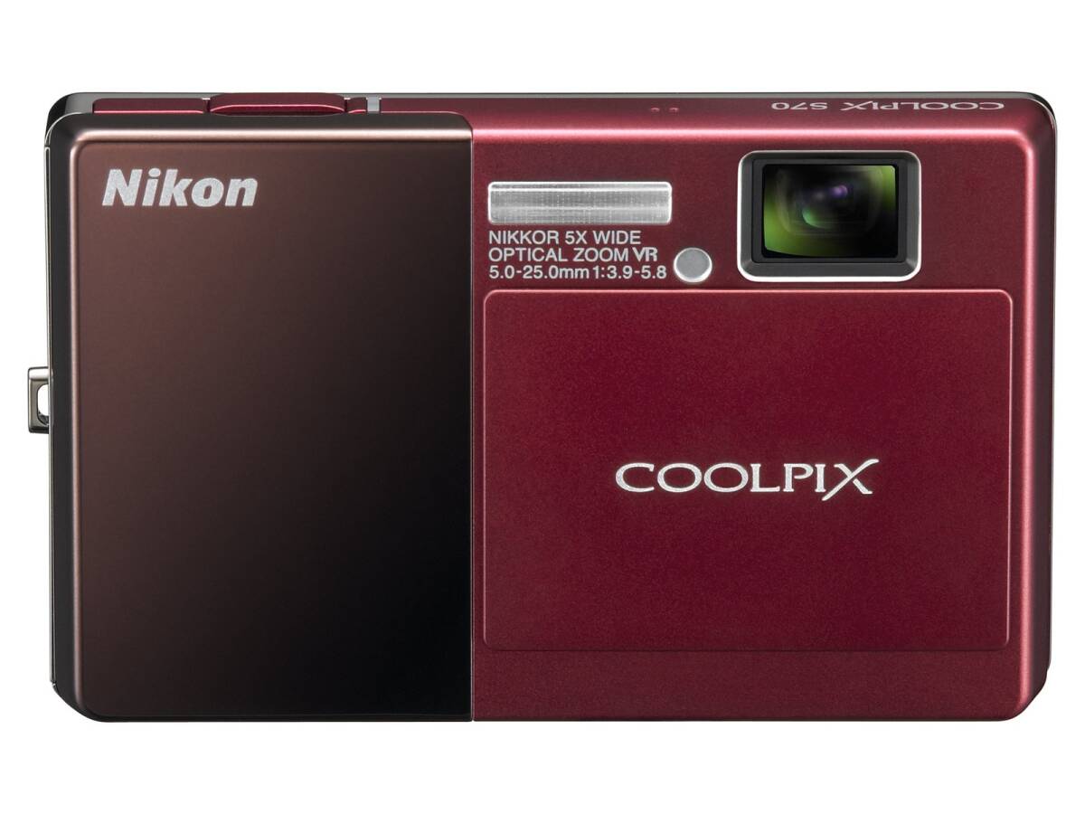 【中古】Nikon デジタルカメラ COOLPIX (クールピクス) S70 クリスタルレッド S70RD その他