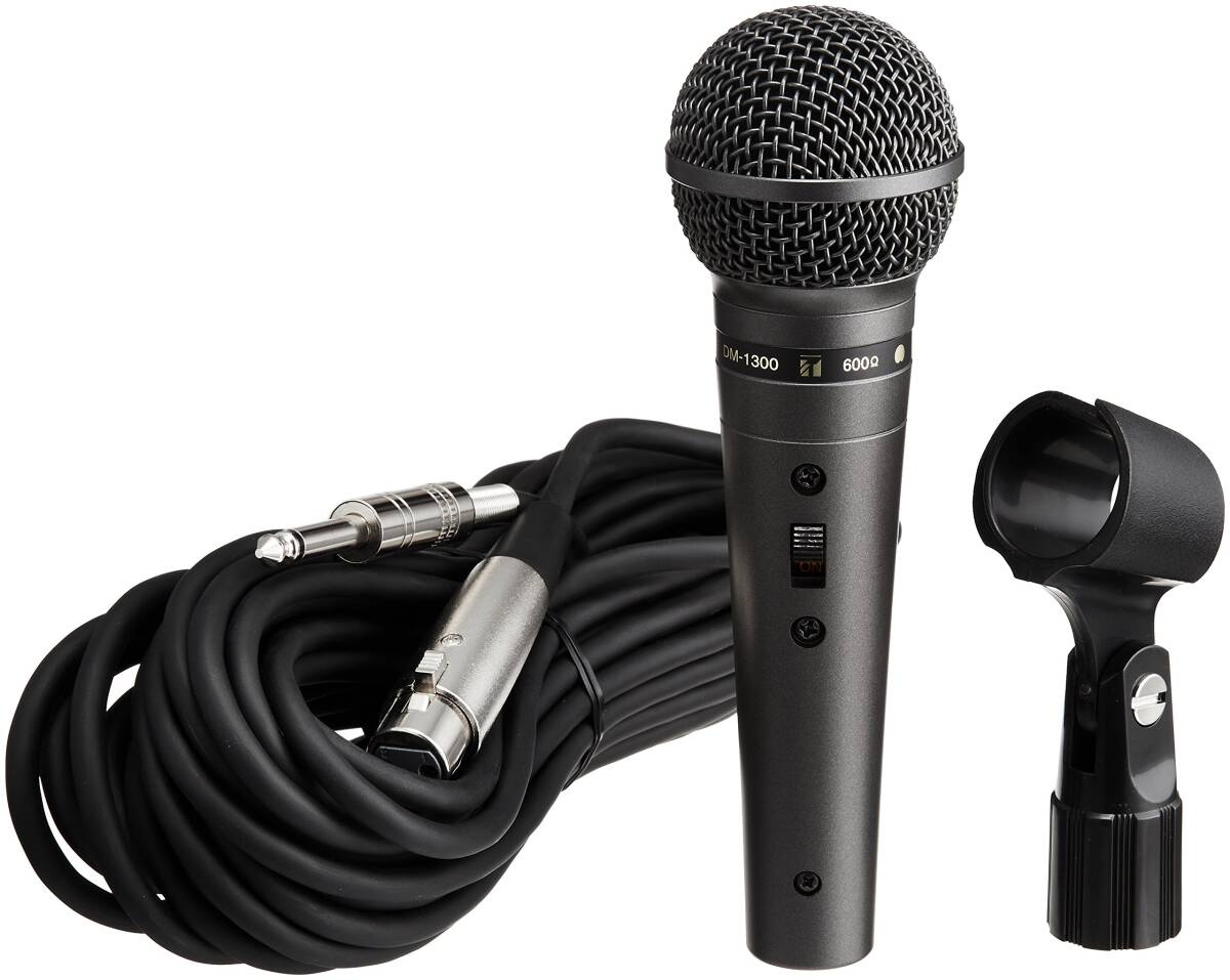 【中古】TOA ハンド型ダイナミックマイク トークスイッチ付 DM-1300 その他