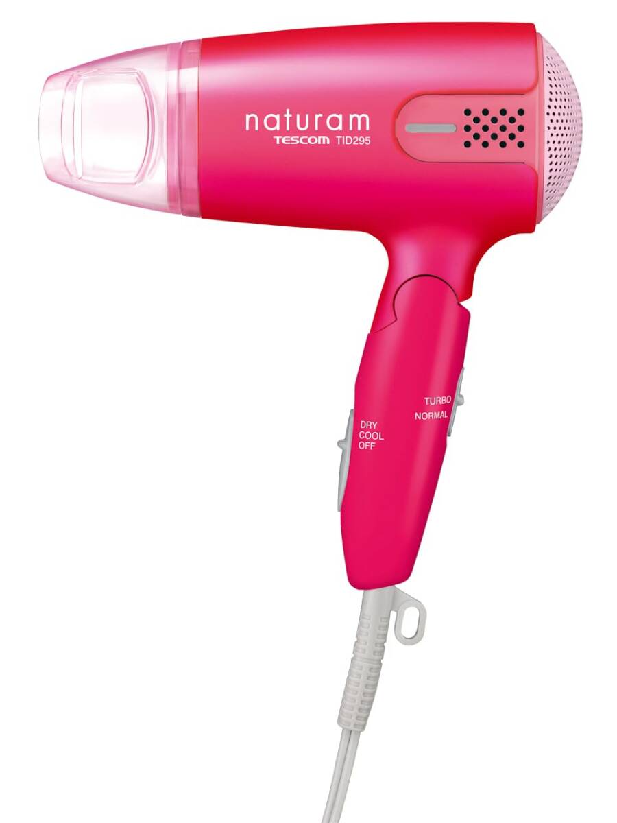 中古】テスコム ヘアドライヤー マイナスイオン 冷風 ピンク