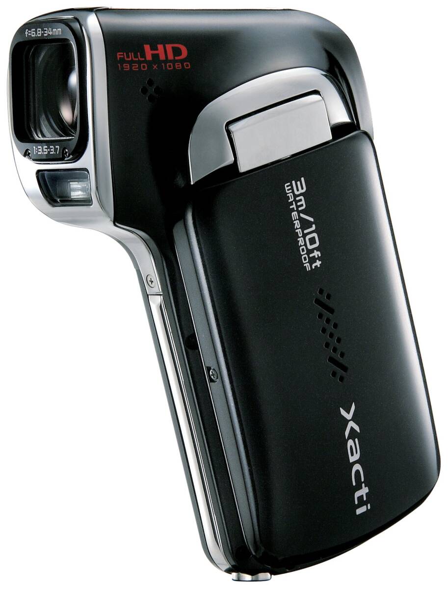 【中古】SANYO デジタルムービーカメラ Xacti CA100 K ブラック DMX-CA100(K) その他